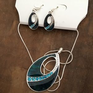 Necklace and earrings